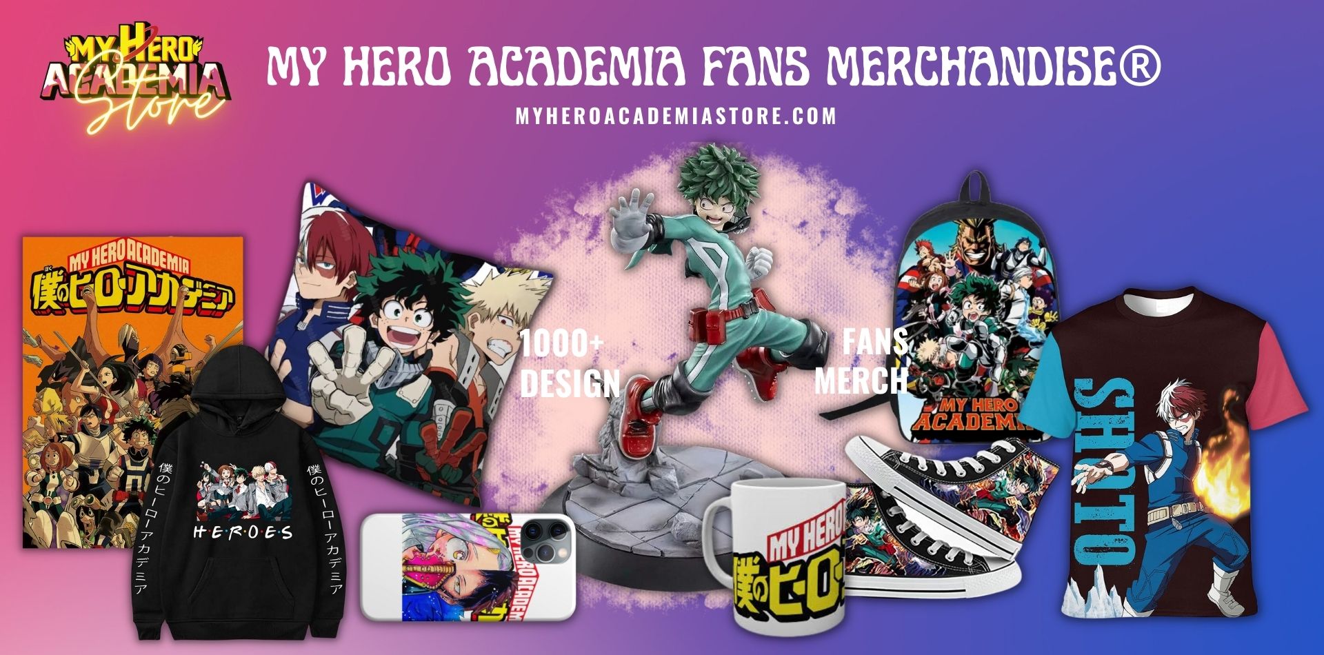 My Hero Academia Web Banner - My Hero Academia Store