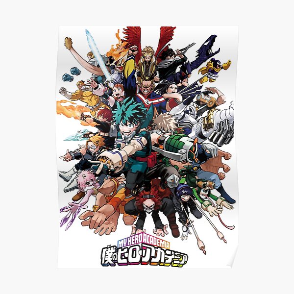 My Hero Academia All Character Design Poster RB2210 product Offical My Hero Academia Merch