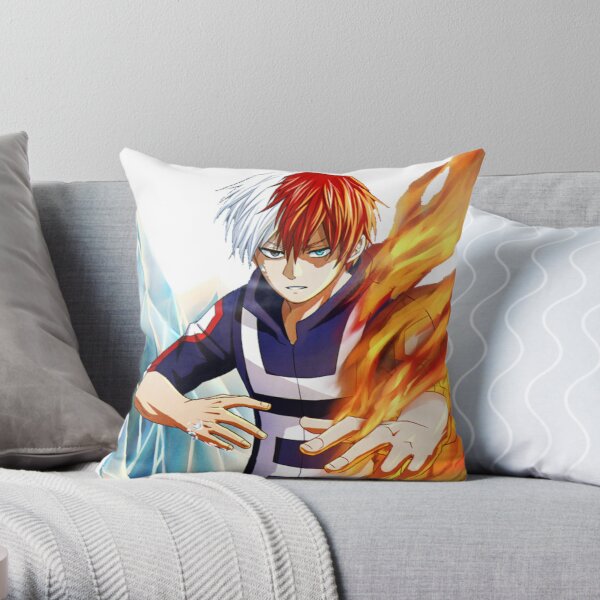 Boku no hero Academia, Shoto Throw Pillow RB2210 product Offical My Hero Academia Merch